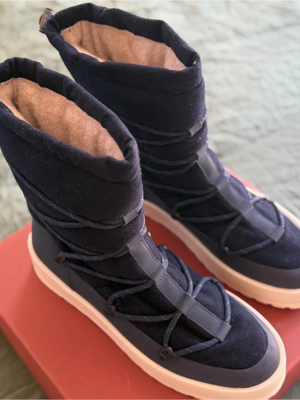 LORO PIANA Men's Snow Wander Quilted Boots